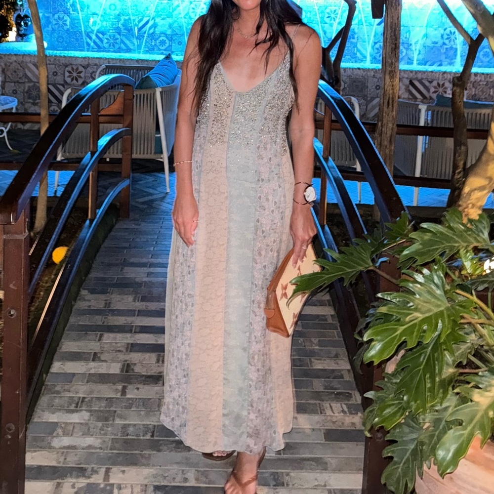 Zara Multicolor Sequin Midi Dress